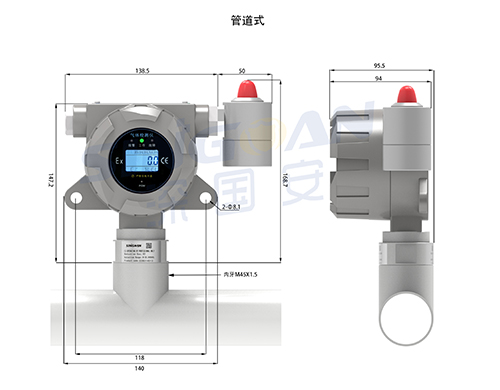 管道式DME氣體探測器