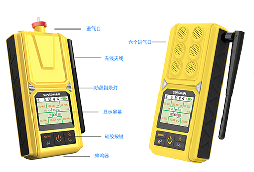 便攜復(fù)合式多合一氫氣探測儀