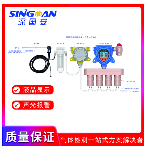 固定二合一泵吸式惰性氣體監測儀